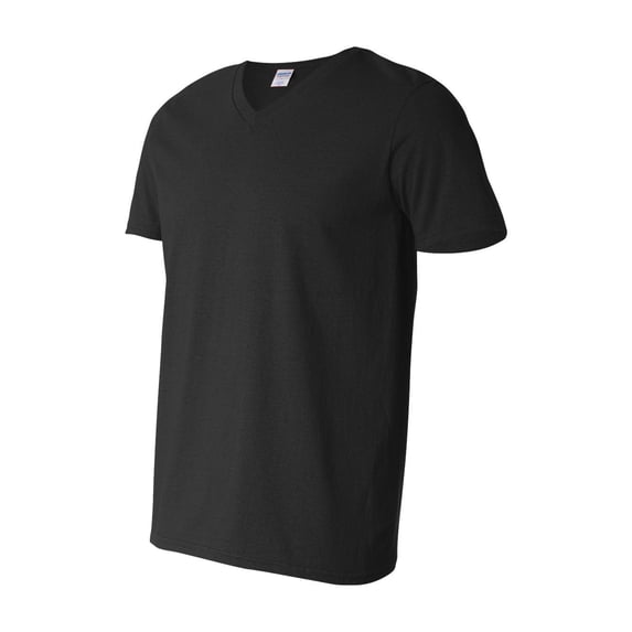 Gildan - Softstyle V-Neck T-Shirt - 64V00 - Black - Size: XS