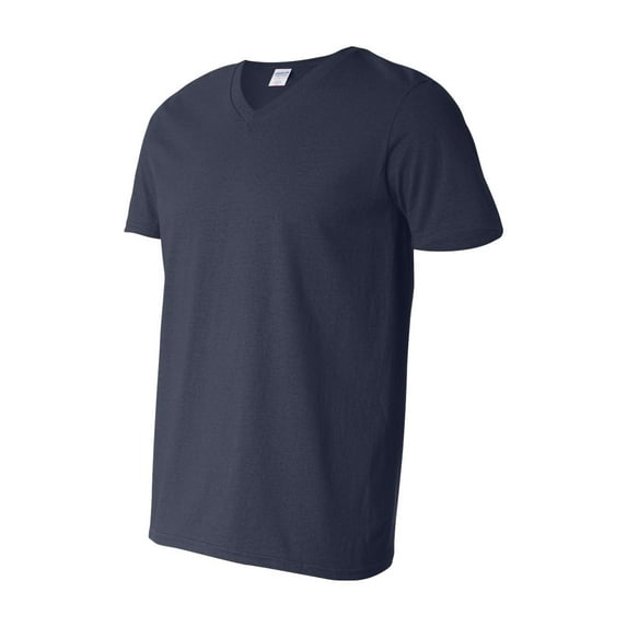 Gildan - Softstyle V-Neck T-Shirt - 64V00 - Navy - Size: 3XL