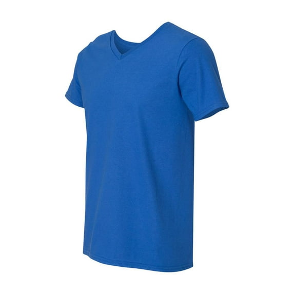 Gildan - Softstyle V-Neck T-Shirt - 64V00 - Royal - Size: L