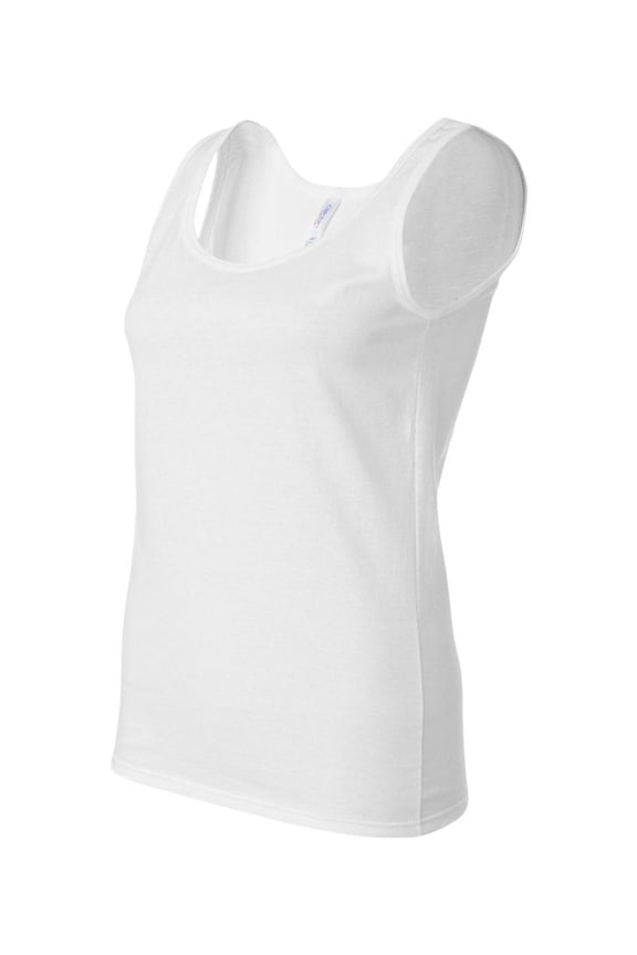 - Softstyle Women’s Tank Top - 64200L - White - Size: XL