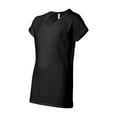 thumbnail image 1 of Gildan - Softstyle Women’s V-Neck T-Shirt - 64V00L - Black - Size: 2XL, 1 of 3