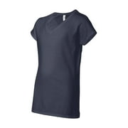 Gildan - Softstyle Women s V-Neck T-Shirt - 64V00L - Navy - Size S