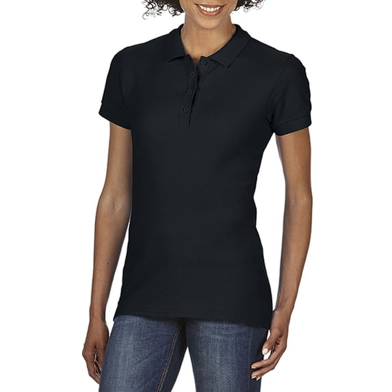 Gildan Softstyle Womens Short Sleeve Double Pique Polo Shirt