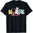 thumbnail image 1 of Gildan Stethoscope Scrub Nurse Life Easter Day Cute Bunny With Eggs T-Shirt, 1 of 2