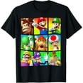 thumbnail image 1 of Gildan Super Mario Group Shot Portrait Panels T-Shirthot Trend Vintage Birrthday Gifts, 1 of 3