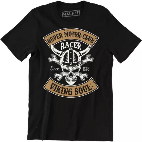 Gildan Super Motor Club Racer Viking Soul Shirt Motor Club Racer T-Shirt