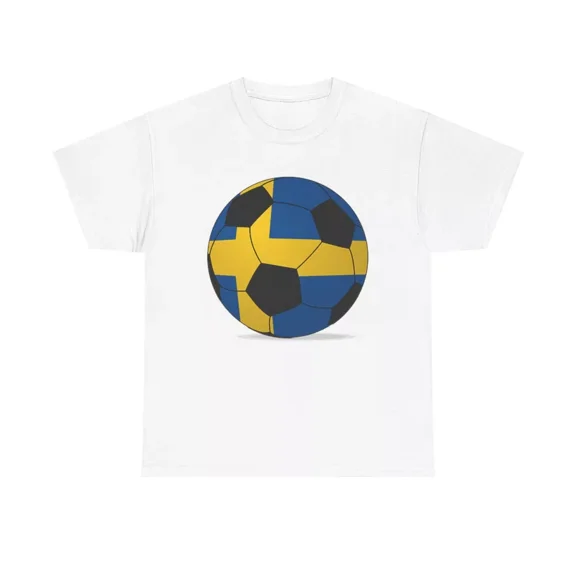 Gildan Sverige BlÃ¥gult T-Shirt