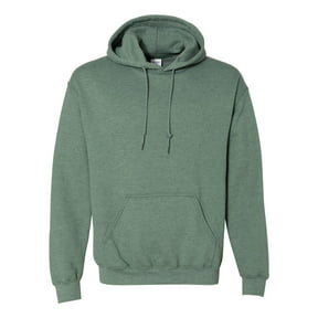 Gildan Men's Heavy Blend Hooded Sweatshirt - 5XL Black, 50/50 Cotton/Poly, Double-Lined Hood, Pouch Pocket 2 thumbnail image