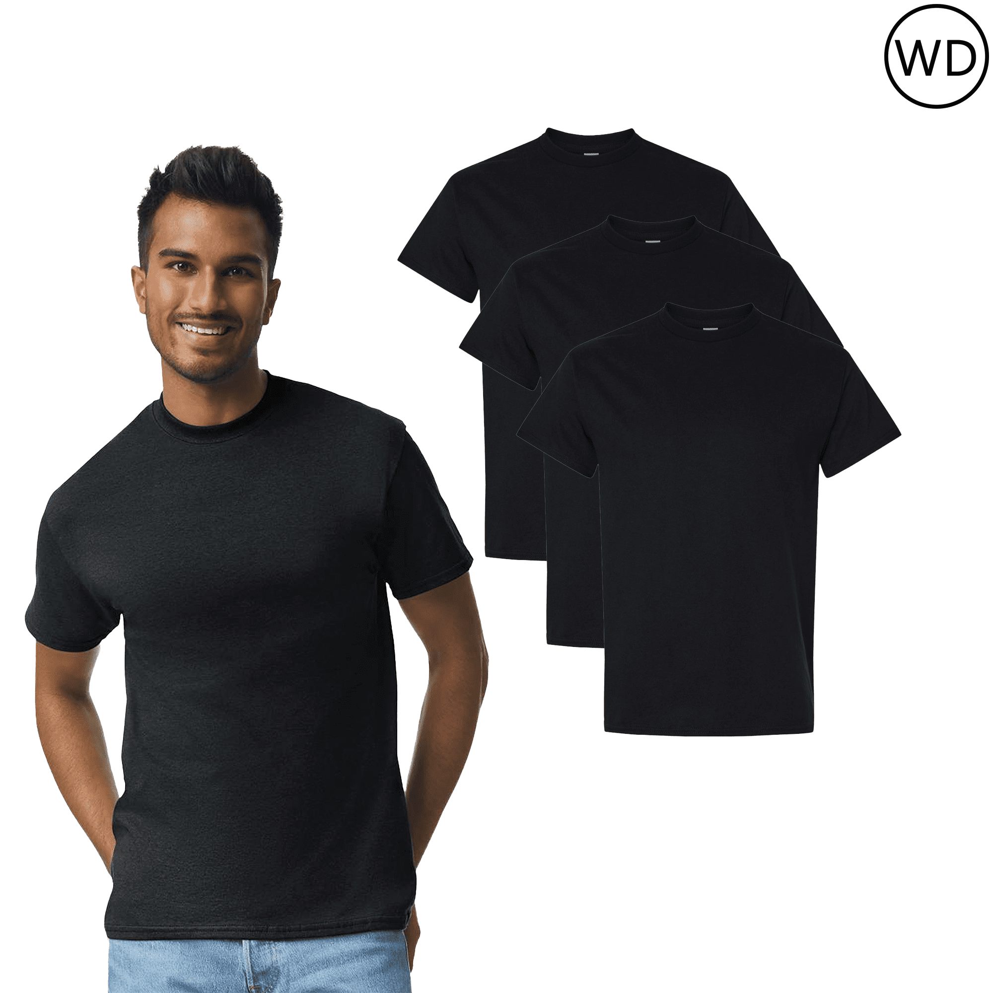 Gildan T-Shirt for Adult Men, Classic Fit Heavy Cotton Comfortable 