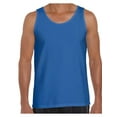 thumbnail image 1 of Gildan Tank Top for Men Cotton Sleeveless Shirts for Him Mens Sport Shirts Best Mens Tanks Blank All Color Blue Undershirt for Men Blue Tanks Blue Tank Top, 1 of 4