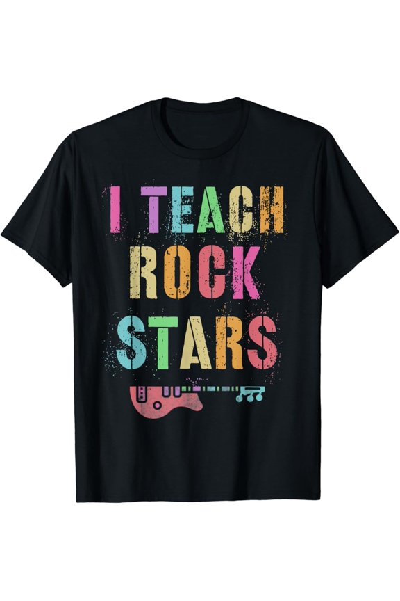 Teachers Back to School Tribe I TEACH ROCK STARS Educator T-Shirt Gift for Men Women Unisex Tee