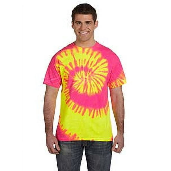 Gildan Tie Dye Men's Shoulder Taping Crew Neck Tie-Dye T-Shirt