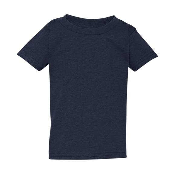 Gildan Toddler Heavy Cotton Crewneck T-Shirt Craft and DIY Short Sleeve Tee (Navy, 3T)