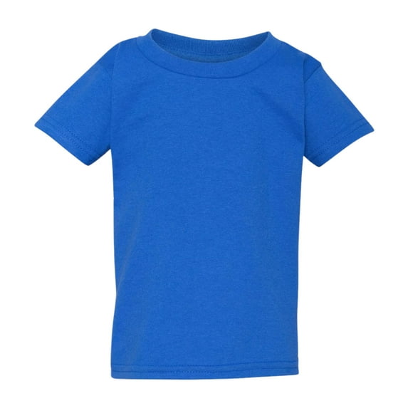 Gildan Toddler Heavy Cotton Crewneck T-Shirt Craft and DIY Short Sleeve Tee (Royal, 4T)