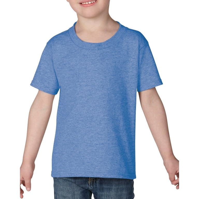 Gildan Toddler Heavy Cotton Toddler T-Shirt , 3T, Heather Royal