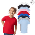 thumbnail image 1 of Gildan Toddler T-Shirt, Crewneck Classic Fit Heavy Cotton Comfortable Short Sleeve, Mix Colors, 9 Pack, 4T, 1 of 6