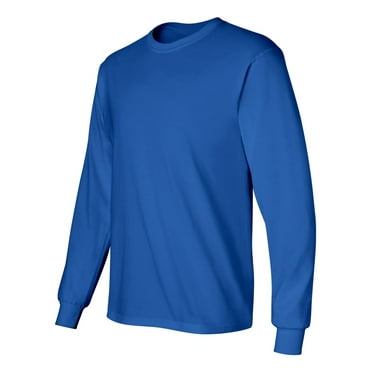 Gildan Ultra Cotton Crew Neck Long Sleeve T-Shirt(Men's)