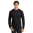 thumbnail image 1 of Gildan Ultra Cotton Crewneck T-Shirt for Men, Long Sleeve Classic Fit Black Tee, 3XL, 1 of 6