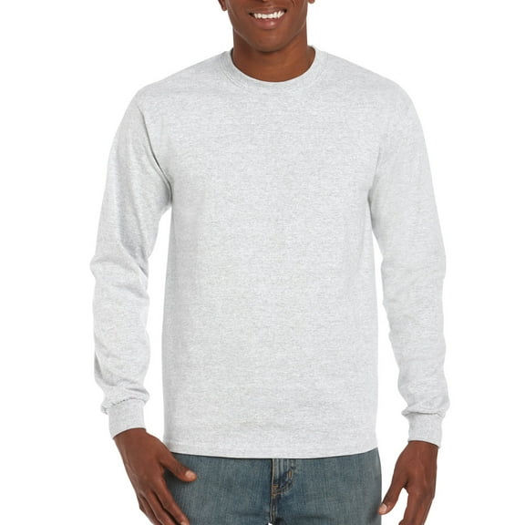Gildan Ultra Cotton LS T Ash
