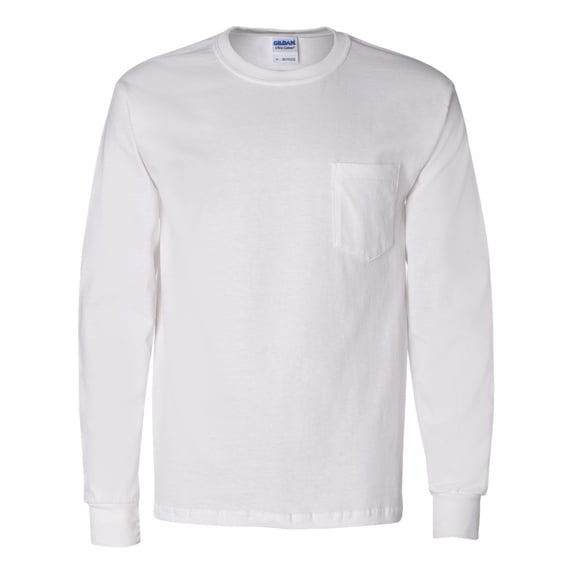 Gildan Ultra Cotton® Long Sleeve Pocket T-Shirt
