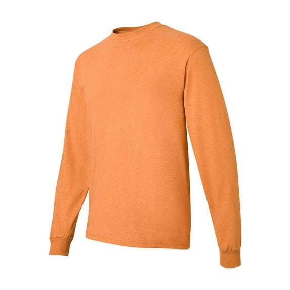 Gildan - Ultra Cotton Long Sleeve T-Shirt - 2400 - Heather Cinnamon - Size: XL