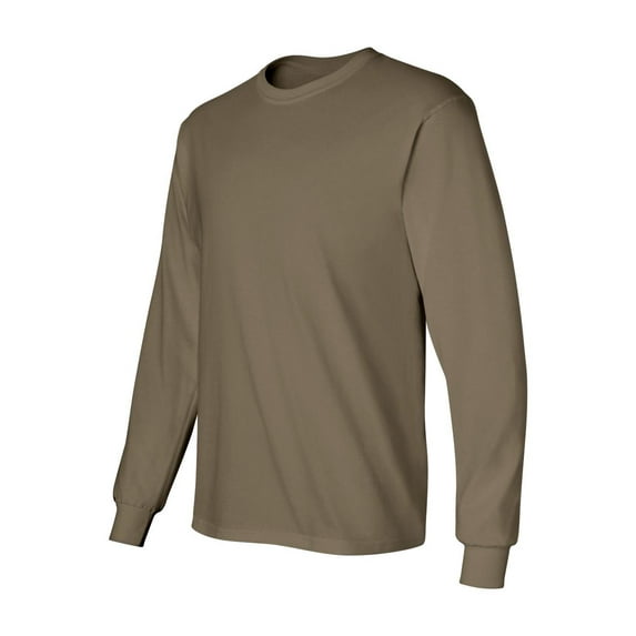 Gildan - Ultra Cotton Long Sleeve T-Shirt - 2400 - Prairie Dust - Size: XL