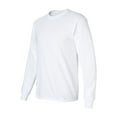 thumbnail image 1 of Gildan - Ultra Cotton Long Sleeve T-Shirt - 2400 - White - Size: 5XL, 1 of 3