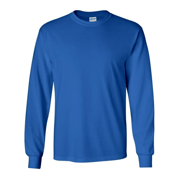 Gildan Ultra Cotton Long Sleeve T-Shirt for Men Size up to 5XL
