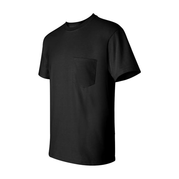 Gildan - Ultra Cotton Pocket T-Shirt - 2300 - Black - Size: 2XL