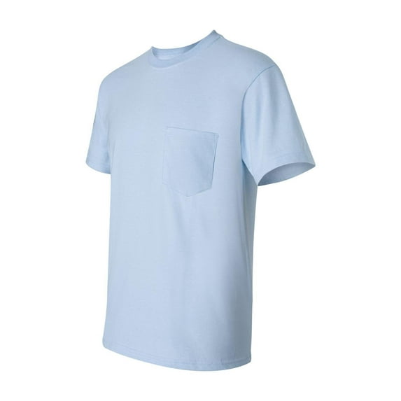 Gildan - Ultra Cotton Pocket T-Shirt - 2300 - Light Blue - Size: 3XL