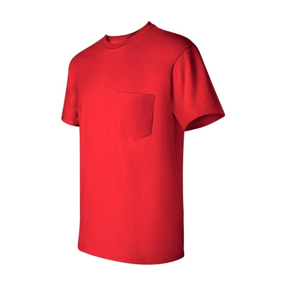 Gildan - Ultra Cotton Pocket T-Shirt - 2300 - Red - Size: L
