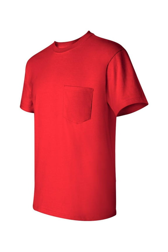 - Ultra Cotton Pocket T-Shirt - 2300 - Red - Size: XL