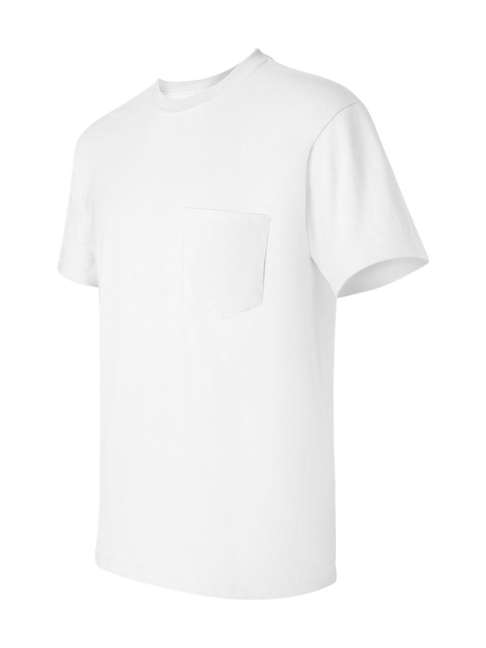 Gildan - Ultra Cotton Pocket T-Shirt - 2300 - White - Size: 4XL 