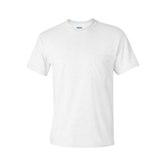 Gildan - Ultra Cotton Pocket T-Shirt - 2300 - White - Size: S