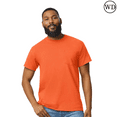 thumbnail image 1 of Gildan Ultra Cotton Pocket T-Shirt Men Short Sleeve Tee 6 oz Orange - Size: M, 1 of 6