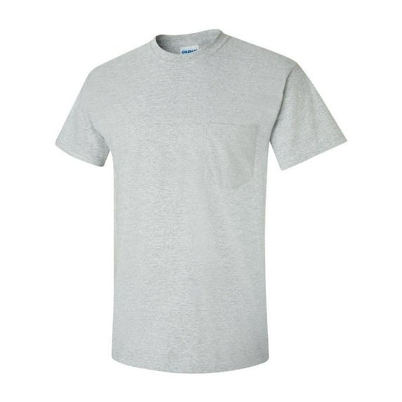 Gildan Ultra Cotton Pocket T-Shirt for Men Size up to 5XL
