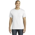 thumbnail image 1 of Gildan Ultra Cotton Pocket T-Shirt for Unisex GR23 Undershirts Lightweight Longer Length Crewneck Tee White, S, 1 of 5