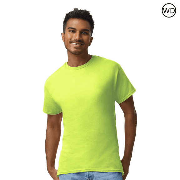 Gildan Ultra Cotton Short Sleeve T-Shirt for Adult, Safety Green, 2XL
