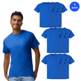 thumbnail image 1 of Gildan Ultra Cotton Short Sleeve T-Shirt for Men, Rib Collar Casual Royal Tee, 9 Pack, S, 1 of 5
