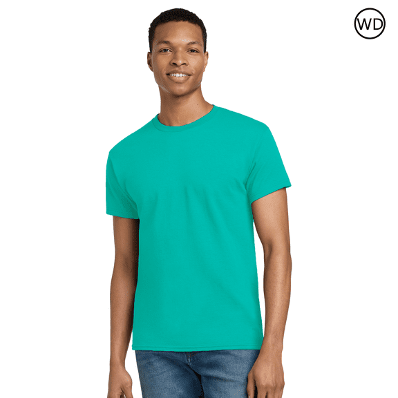 Gildan Ultra Cotton T-Shirt 2000, Short Sleeve T-shirt for Men, Tee For Arts & Crafts,100% Cotton, Jade Dome, 2XL