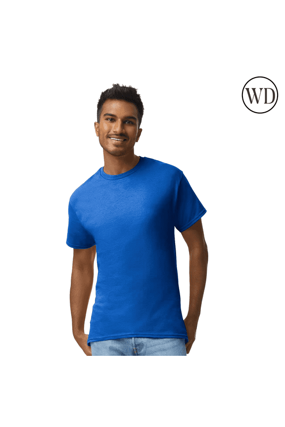 Ultra Cotton T-Shirt 2000, Short Sleeve T-shirt for Men, Tee For Arts & Crafts,100% Cotton, Royal, M