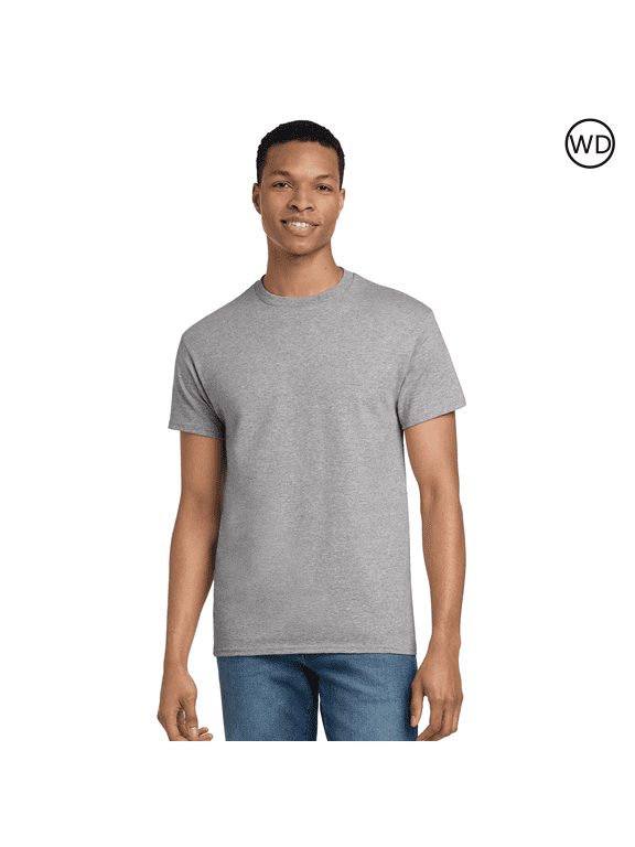 Ultra Cotton T-Shirt 2000, Short Sleeve T-shirt for Men, Tee For Arts & Crafts,100% Cotton, Sport Grey, XL
