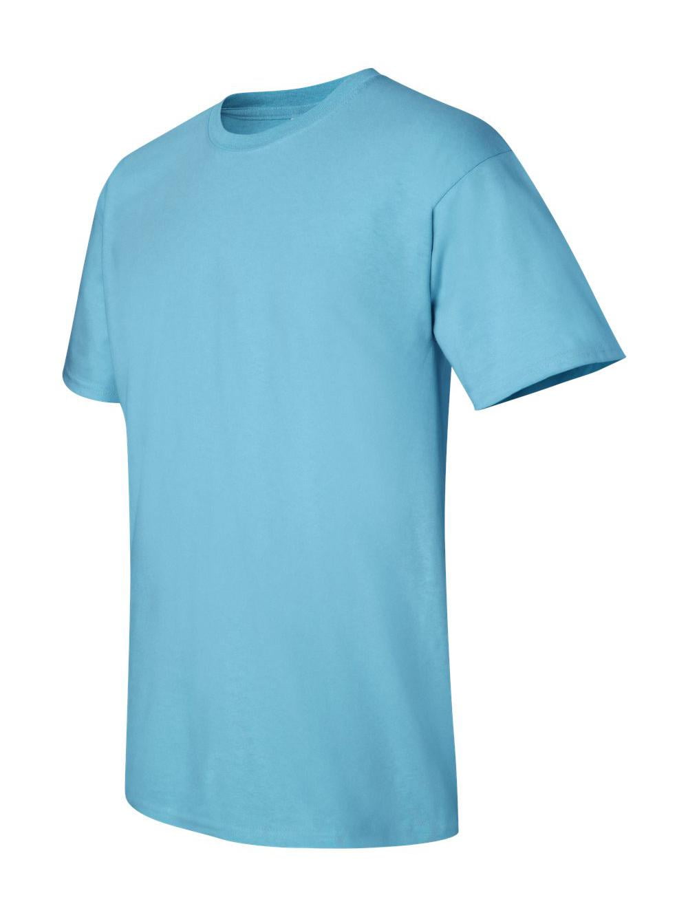 Gildan - Ultra Cotton T-Shirt - 2000 - Sky - Size: L - Walmart.com