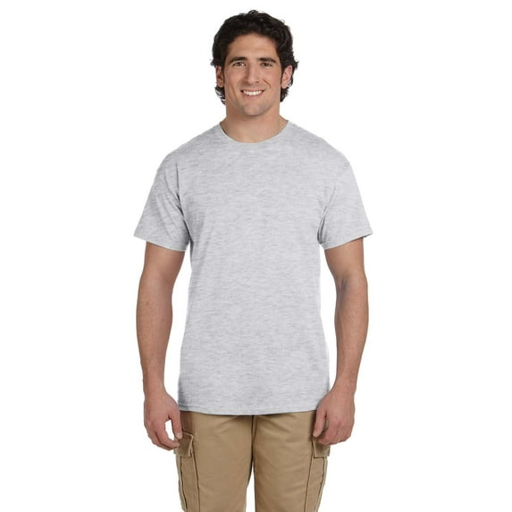 Gildan Ultra Cotton T-Shirt - G200 6oz., ASH GREY, 4XL, Pack Of 10, Mens T-Shirts
