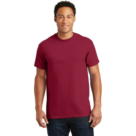 Gildan Ultra Cotton T-Shirt - G200 6oz., Cardinal Red, L, Pack Of 10, Mens T-Shirts