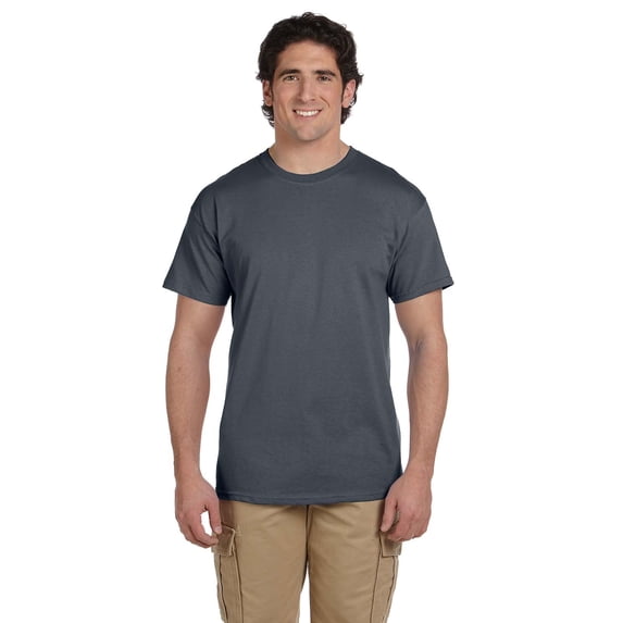 Gildan Ultra Cotton T-Shirt - G200 6oz., Dark Heather, S, Pack Of 3, T-Shirts
