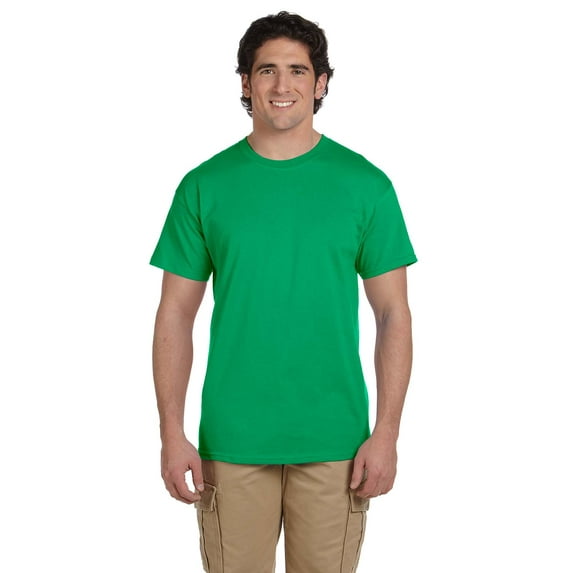 Gildan Ultra Cotton T-Shirt - G200 6oz., Irish Green, 3X, Pack Of 10, Mens T-Shirts