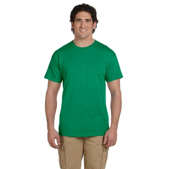 Gildan Ultra Cotton T-Shirt - G200 6oz., Kelly Green, M, Pack Of 10, Mens T-Shirts