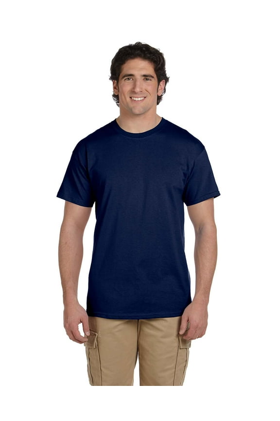 Ultra Cotton T-Shirt - G200 6oz., Navy, S, Pack Of 10, Men's T-Shirt
