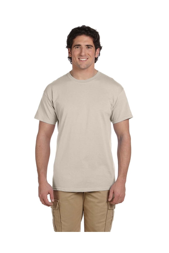 Ultra Cotton T-Shirt - G200 6oz., Sand, XL, Pack Of 2, T-Shirts